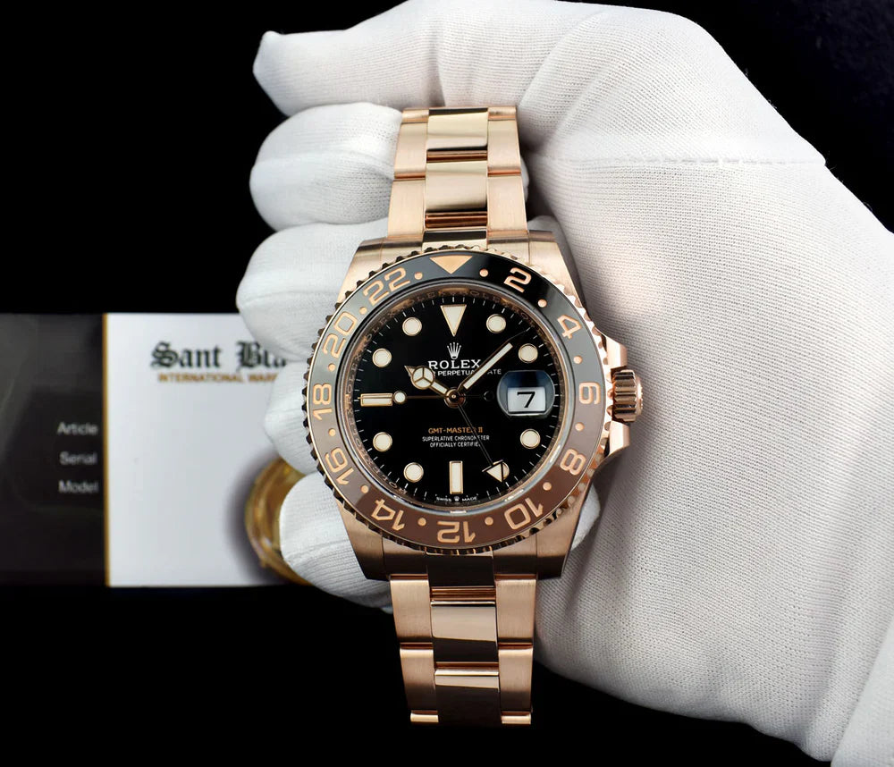 Rolex Datejust Rosegold Gold Diamond Metal Watch  comInline Delivery Info