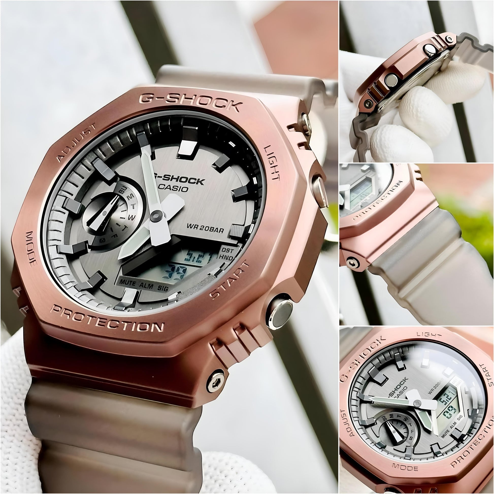 G-SHOCK GM-2100 Brown Metal Body