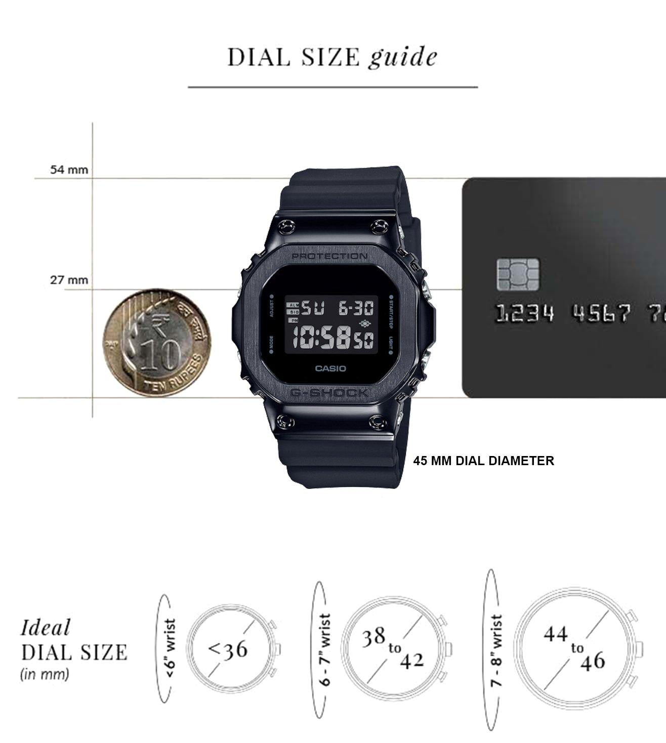 G-SHOCK 5600BB METAL BODY BLACK