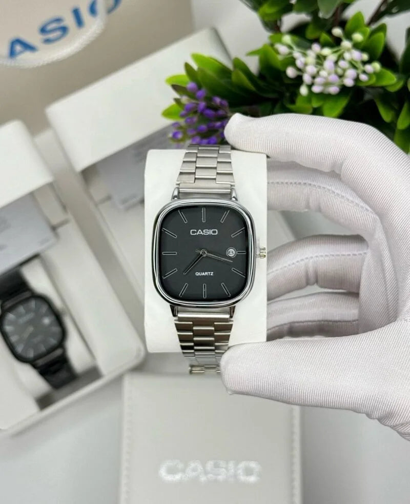 Casio Analog Silver - Black
