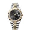Rolex Datejust Dualtone Grey Dial Metal Watch .comInline Delivery Info