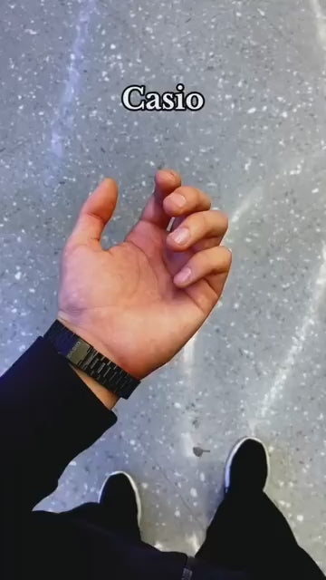 CASIO ANALOG All Black